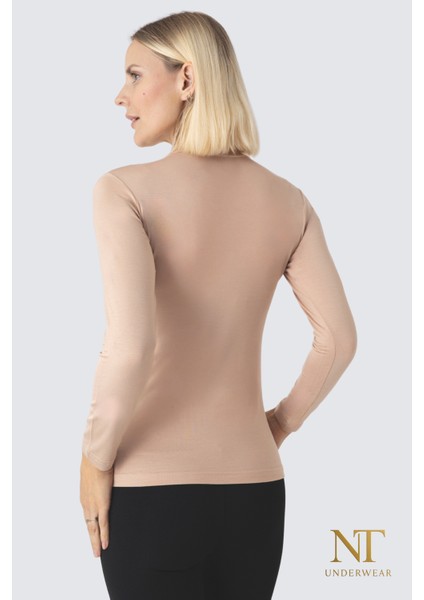 Kadın Bambu Balıkçı Yaka Uzun Kol Body – Hafif, Rahat ve Şık fırsatları