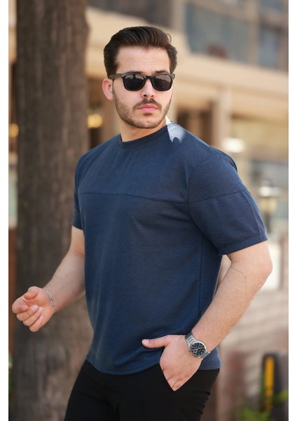 Erkek Oversize Bisiklet Yaka Kısa Kollu Tshirt fiyatları