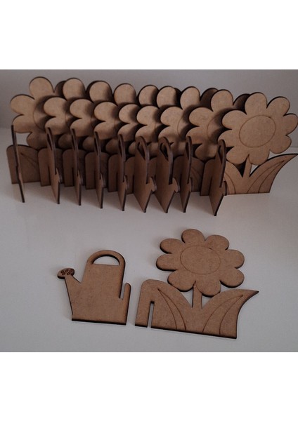 10 Adet Ahşap Çiçek Su Kabı Hobi ve Sanat Seti, Anneler Günü Için Mükemmel fiyatları