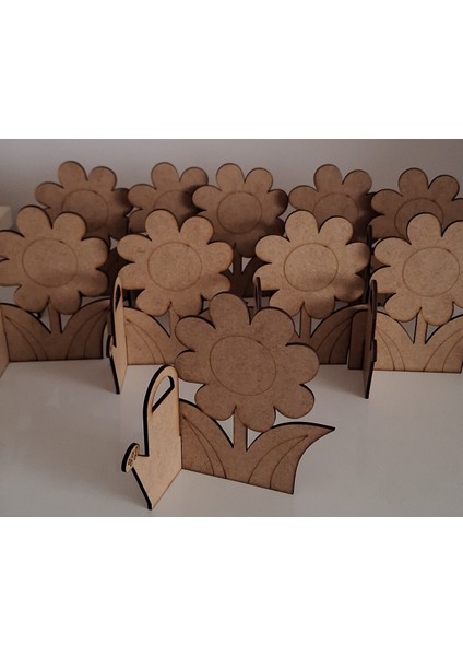 10 Adet Ahşap Çiçek Su Kabı Hobi ve Sanat Seti, Anneler Günü Için Mükemmel fırsatları