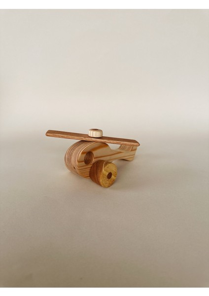 Renkli Ahşap Helikopter Oyuncak, Eğlenceli ve Güvenli Çocuklar Için modelleri