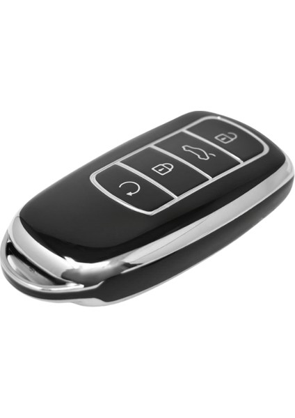 Chery Tiggo 8 Pro - 7 Jaecoo Omoda 5 Avantgarde 4 Buton Nano Anahtar Kılıfı Siyah Gri indirimleri