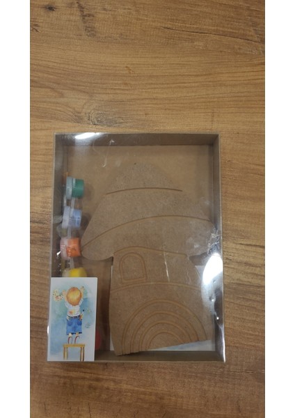 Ahşap Mantar Boyama Seti, Yaratıcı ve Eğlenceli El Işi Etkinliği Için Ideal