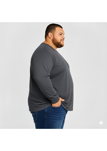 Erkek Büyük Beden Oversize Uzun Kollu T-Shirt 3xl 4xl 5xl 6xl 7xl 8xl 9xl fiyatları