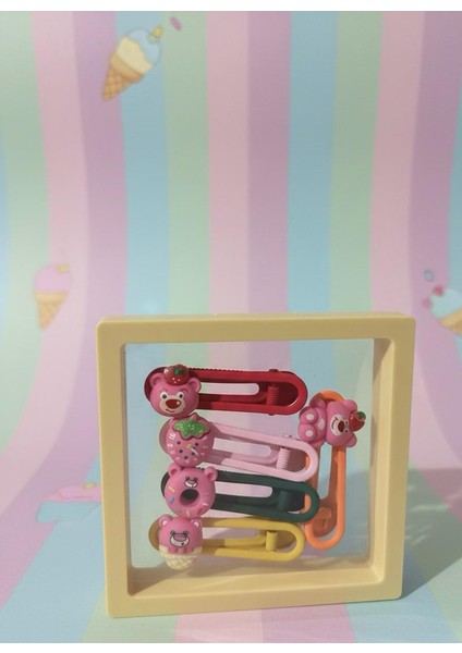 Tokamia Ahşap Kutulu 5'li Ayıcık Toka Seti fiyatları