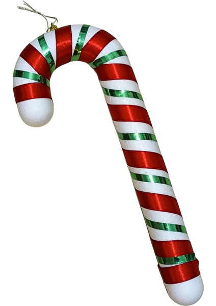 Yılbaşı Çam Ağacı Süsü Baston Şeker 35 cm modelleri