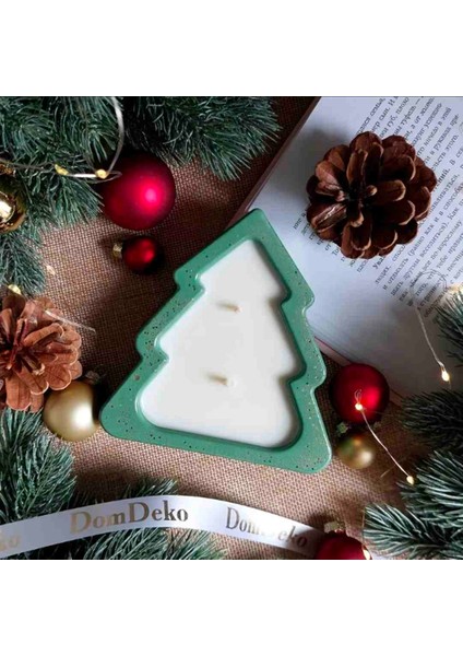 Noel Ağacı Ev Dekoru Mumluk, Yeni Yil Ağacı, Çam Ağacı Mumluk, Dekoratif Yeni Yil Hediyesi, Ev Dekorasyon, Hediyelik Obje Beton Ağac Mumluk indirimleri