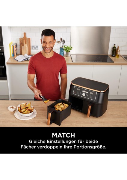Foodi Max Dual Zone 9.5l Exclusive Airfryer “6 Fonksiyon ve Mega Çift Sepet Teknolojisi” indirimleri