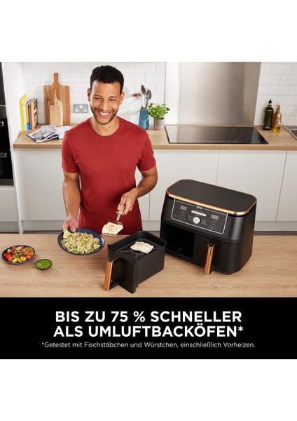 Foodi Max Dual Zone 9.5l Exclusive Airfryer “6 Fonksiyon ve Mega Çift Sepet Teknolojisi”