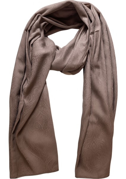 Bej Jakar Desenli Şal - Parlak Dokulu Şık Şal fiyatları