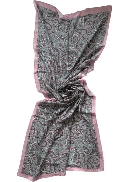 Pembe Kenarlı Etnik Desenli Şal fiyatları