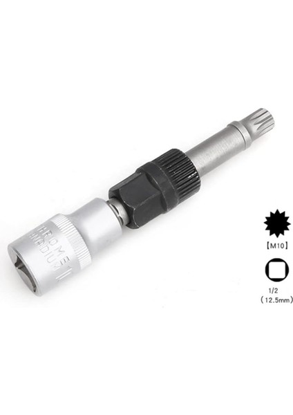 1/2 M10 Alternatör Kasnak Soket Ucu 33 Dişli Alet Sökme Soketi fırsatları