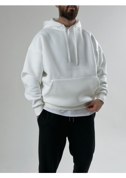 Erkek Şardonlu Ekru Hoodie COC2603 fiyatları