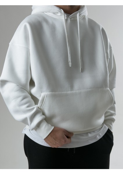 Erkek Şardonlu Ekru Hoodie COC2603 fırsatları