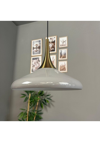 Champion Gri Eskitme Külah Başlık Tekli Avize Sarkıt Salon Mutfak Butik Lamba Aydınlatma Avizeler