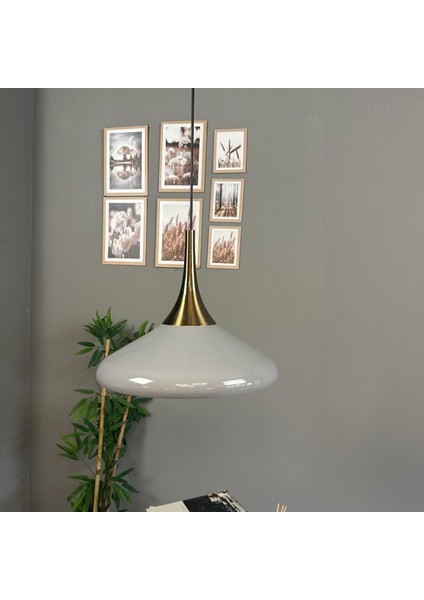 Champion Gri Eskitme Külah Başlık Tekli Avize Sarkıt Salon Mutfak Butik Lamba Aydınlatma Avizeler fırsatları