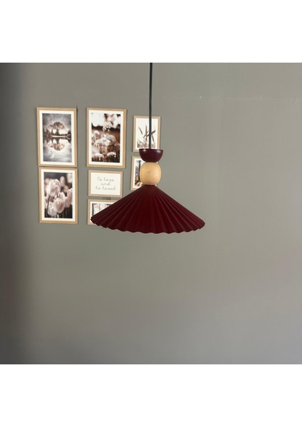 Avilla Vişne Çürüğü Tekli Metal Avize Ahşap Kafa Başlık Rustik Cafe Mutfak Modern Sarkıt Aydınlatma fırsatları