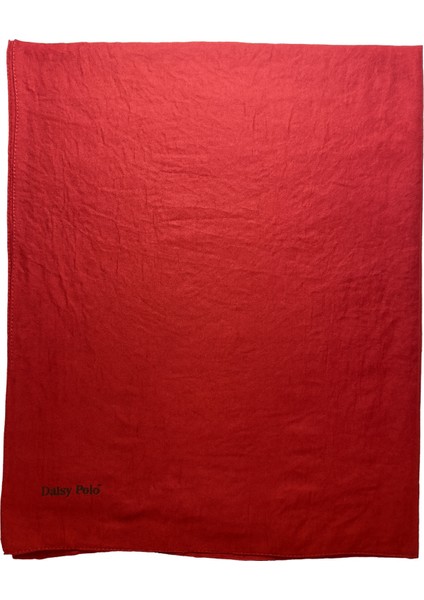 Düz Kırmızı Şal - Hafif Dokulu Mevsimlik Şal modelleri