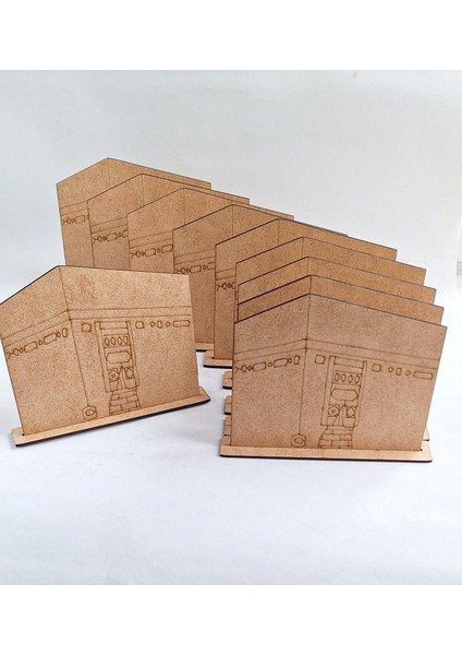 Ahşap Kabe Maket Boyama Seti, Dini Aktivite, Ramazan Etkinliği, Okul ve Kurs Için