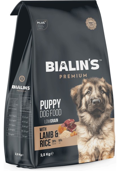 Bialins Premium Mini Breed Yavru Köpek Maması Kuzu & Prinçli 2.5kg