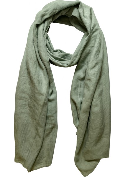 Düz Haki Yeşil Şal - Hafif Dokulu Mevsimlik Şal modelleri