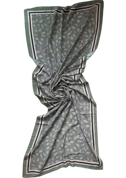 Haki Yaprak Desenli Şal fiyatları