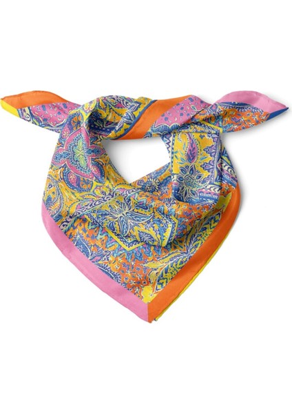 Renkli Etnik Desenli Fular