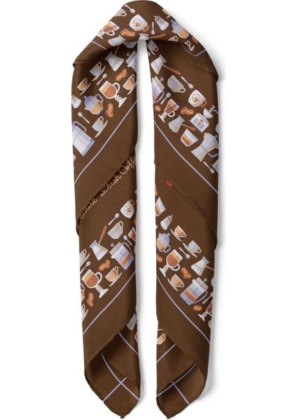 Kahverengi Kahve Temalı Fular fiyatları