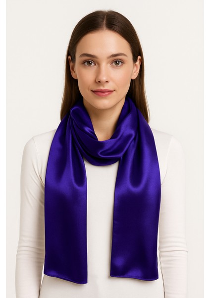 Koyu Lacivert Janjan Şal