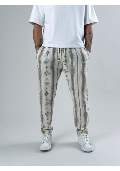 Küre Desenli Erkek Baget Pantolon COC2595 fiyatları