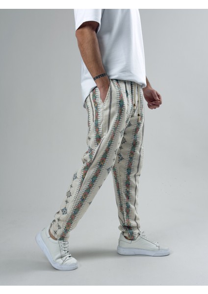 Küre Desenli Erkek Baget Pantolon COC2595 fırsatları