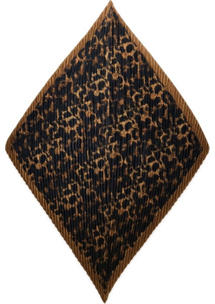 Kahverengi Leopar Desenli Piliseli Kadın Fular fiyatları