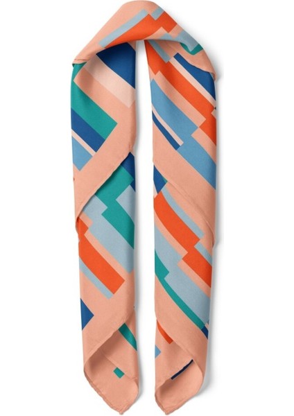 Geometrik Renk Bloklu Desenli Fular fiyatları