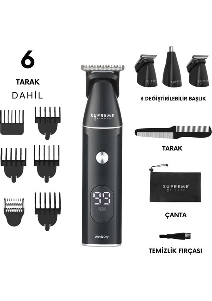 Multigroomer 3.0 Islak/kuru 14 Parça Erkek Tıraş Makinesi Seti – Burun Kulak Sakal Saç Bakımı modelleri