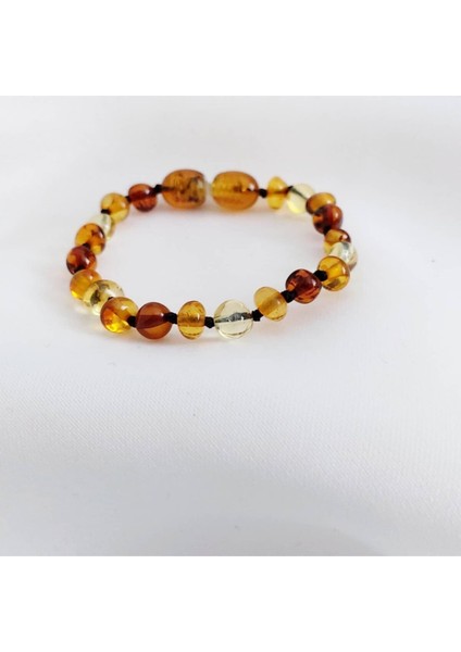 Unisex Bebek Turuncu Kehribar Kolye modelleri