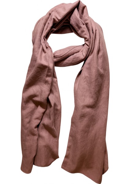 Düz Toz Pembe Şal - Yumuşak Dokulu Mevsimlik Şal modelleri