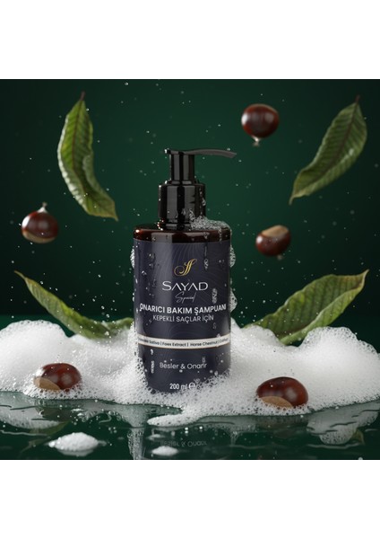 Onarıcı ( Kepekli, Yıpranmış, İşlem Görmüş Saçlara Özel ) Saç Bakım Şampuanı