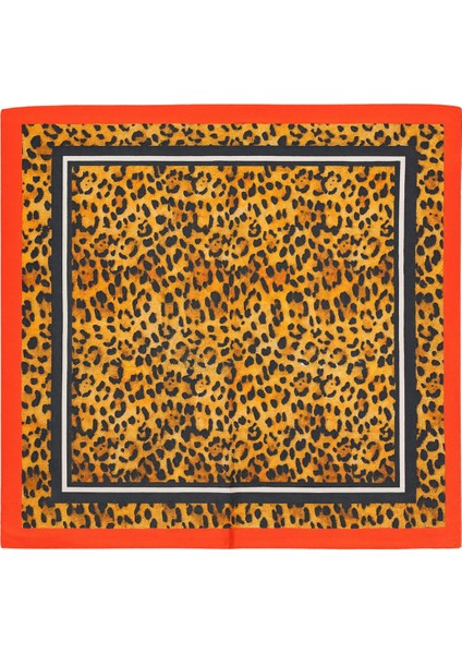 Leopar Desenli Kare Fular fiyatları