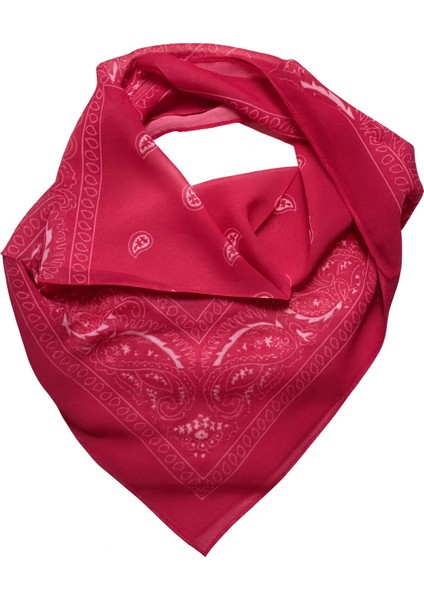 Fușya Paisley Desenli Kare Fular