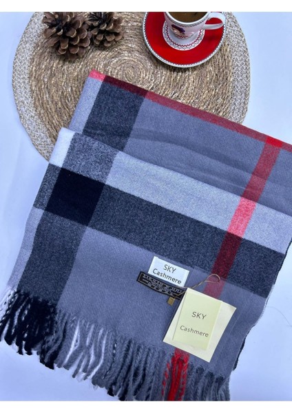 % 100 Yün Kaşmir Omuz Şal