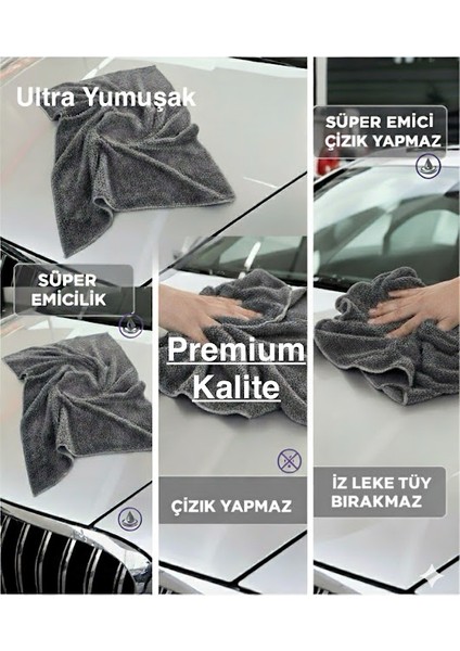 Maxi Boy Mikrofiber Oto Yıkama ve Araba Kurulama Bezi Havlusu Extra Su Emici (50X70 Cm) modelleri