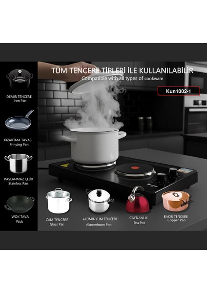 Iki Gözlü Elektrikli Ocak | Ikili Elektrikli Ocak indirimleri