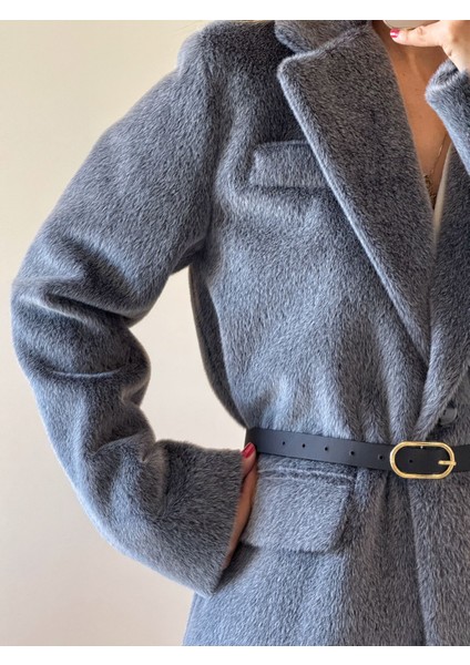 Kırçıllı/kemerli Blazer Ceket