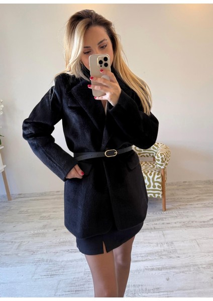 Kırçıllı/kemerli Blazer Ceket