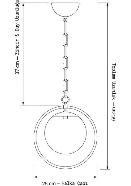 Metal Krom Raven Tekli Avize modelleri
