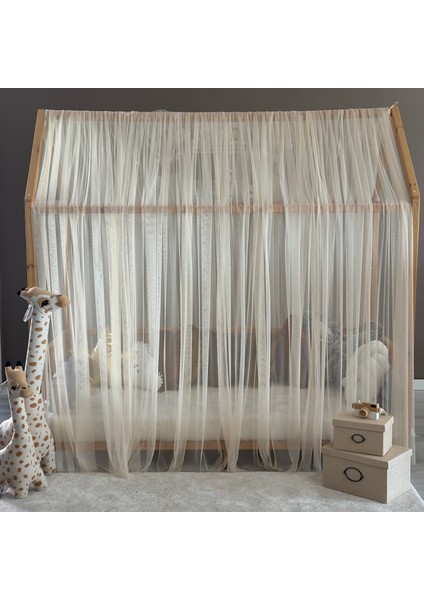 Bal Köpüğü Çift Perdeli Montessori Yatak Cibinliği