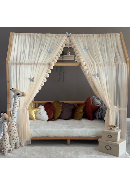 Bal Köpüğü Çift Perdeli Montessori Yatak Cibinliği modelleri