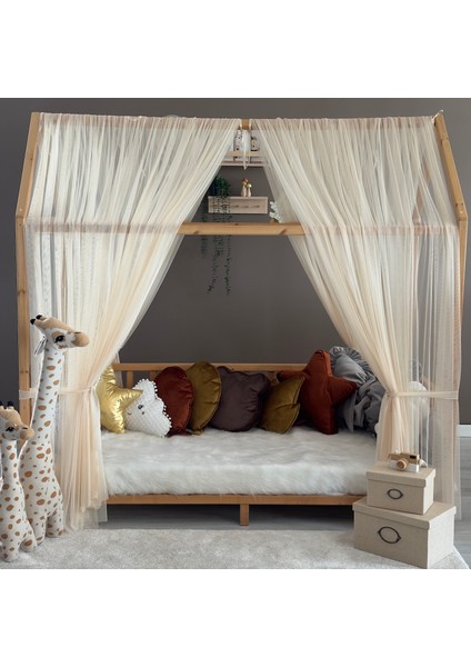 Bal Köpüğü Çift Perdeli Montessori Yatak Cibinliği indirimleri