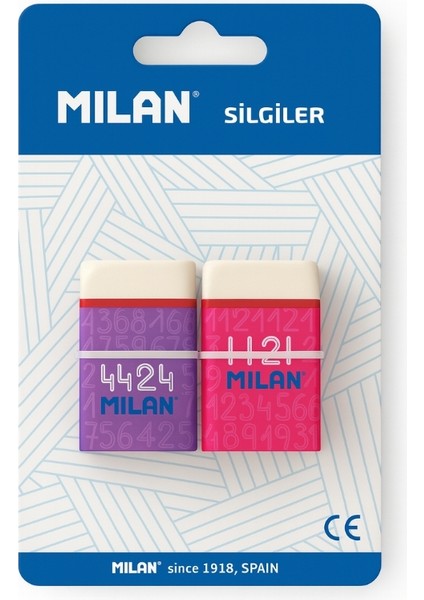 Soft Sentetik Kauçuk Flexible Blister Silgi 2'li