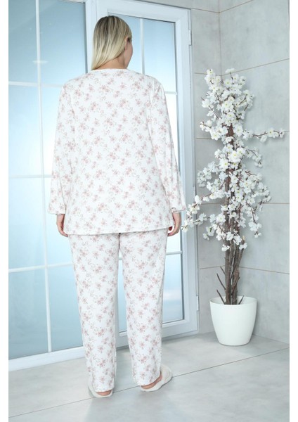 Viskon Büyük Beden Desenli Melisa Pijama Takımı %100 Pamu fiyatları